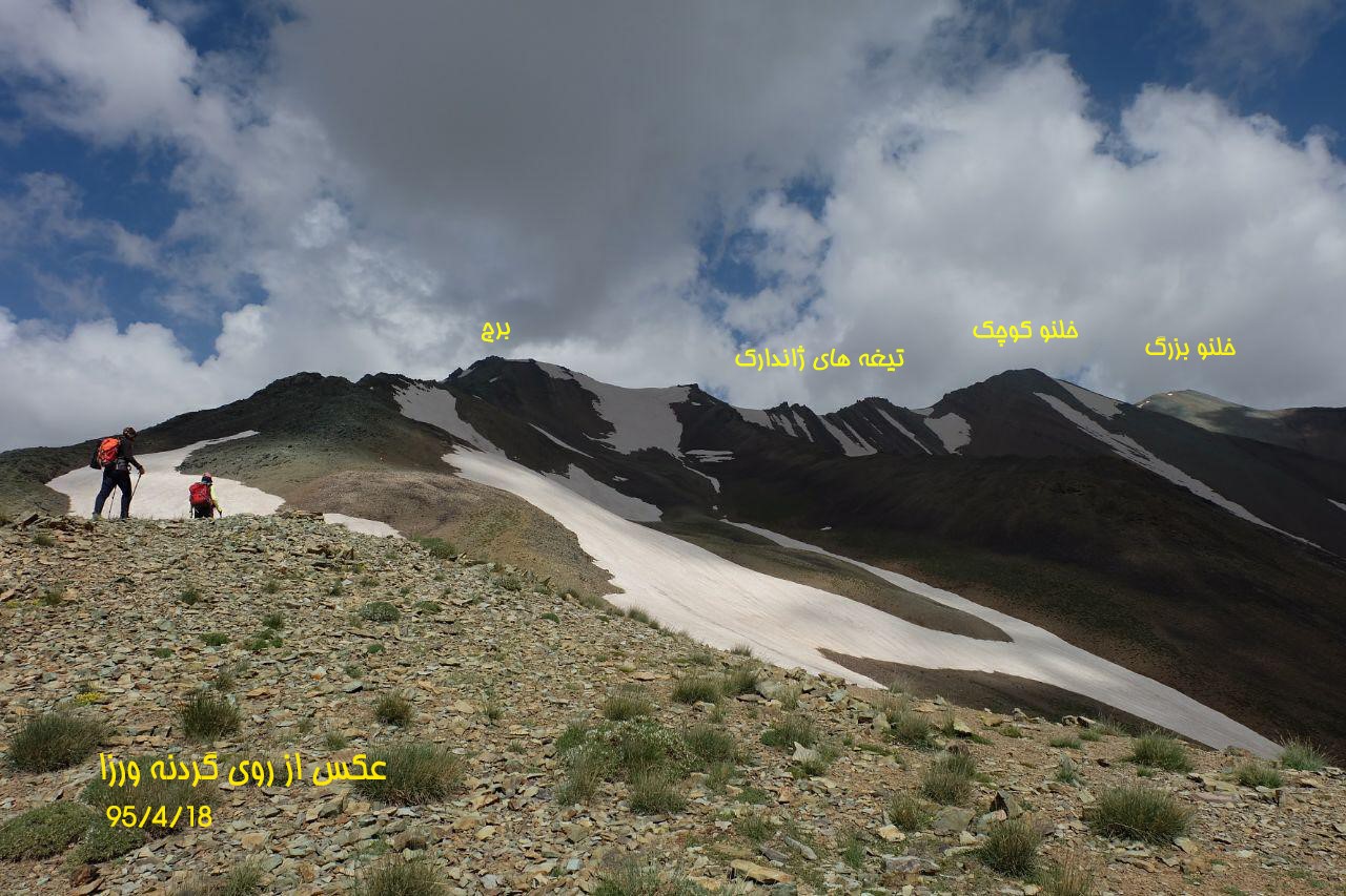 صعود به قله خلنو (پیش برنامه اجباری برنامه دماوند) - مرداد ماه