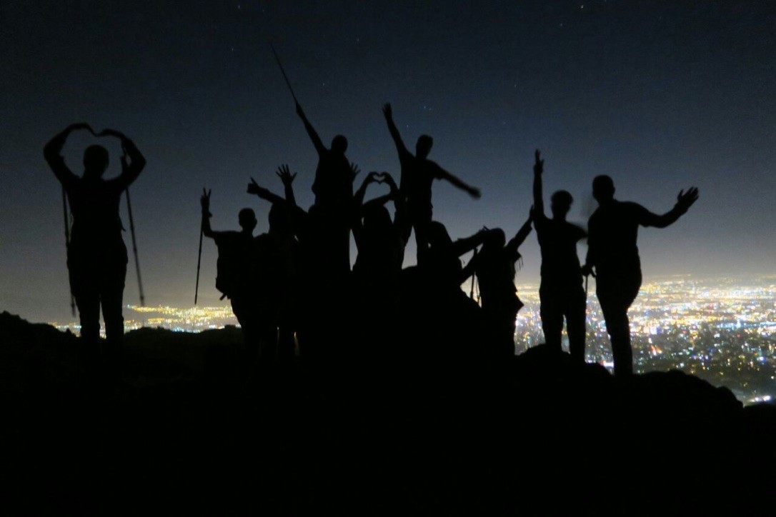 صعود شبانه قله کلکچال - خرداد ماه