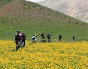 دوچرخه سواری گرمابدر دشت لار - خرداد ماه