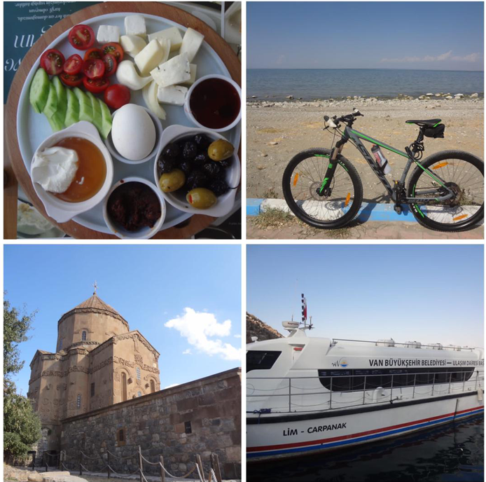 دوچرخه سواری و گردش دریاچه وان ترکیه - شهریور و مهر1401