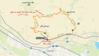 دوچرخه سواری لوپ جاده نظامی روستای ازگی-وردیج